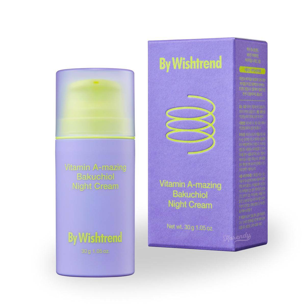 Wishtrend Vitamin A-mazing Bakuchiol Night Cream Kırışıklık Giderici Retinal Krem gr