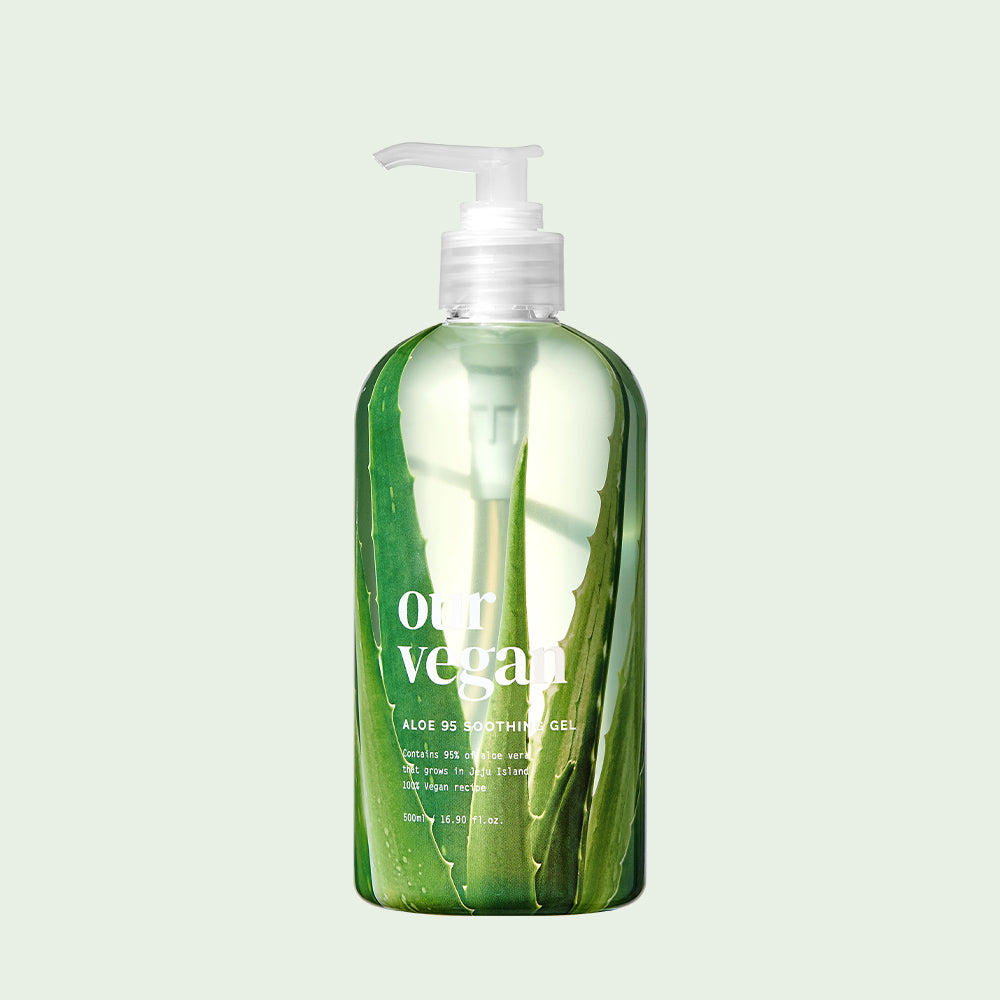 Our Vegan - Aloe %95 Soothing Gel (Nemlendirici Aloe Vera Jel Krem) 500ml